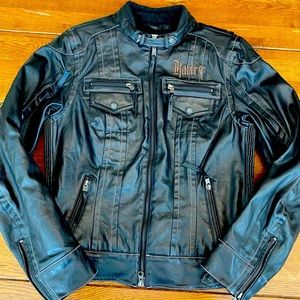 Harley Davidson faux leather jacket